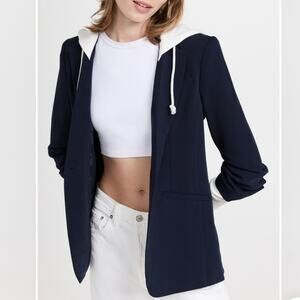 NWT$495 Cinq à Sept Hooded Khloe Blazer Jacket Sz 6